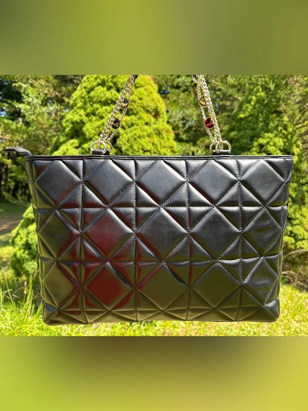 Love Moschino Quilted Tote Bag